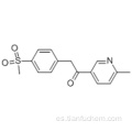 2- (4-MESYLPHENYL) -1- (6-METHYLPYRIDIN-3-YL) - ETHAN-1-ONE CAS 221615-75-4